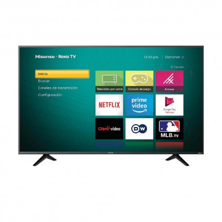 Hisense - Pantalla LED de 55" 4K UHD Smart TV Smart 55R6000FM 55R6000FM-TecnologiadelHogar-