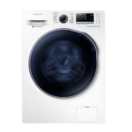 Samsung - Lavasecadora con acceso frontal y carga de 10.5 kg Crystalblue - Blanco WD10J6410AW/AX-TecnologiadelHogar-Lavasecadora