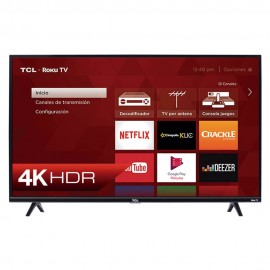 TCL - Pantalla de 65" 4K Ultra HD - Smart TV con Roku integrado - Negro 65S425-MX-TecnologiadelHogar-