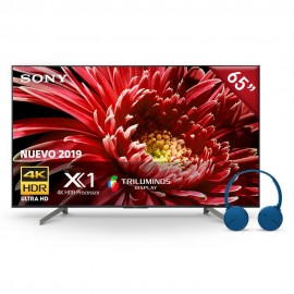 Sony - Pantalla LED XBR- X850G 65" 4K HDR - Procesador X1 - Smart TV (Android TV)  más Audífonos WH-CH510 - Negro SONY 65X850G/-