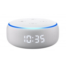 ¡Nuevo! Amazon - Echo Dot (3ra generación) Bocina inteligente con reloj y Alexa - Blanco B07NQDYFJT-TecnologiadelHogar-