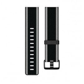 Fitbit - Correa de Tela Tejida - Versa / Versa Lite  - Grande - Negro FB166WBBKGYL-TecnologiadelHogar-Bandas y Correas