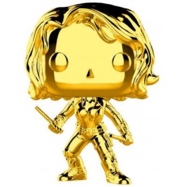 Funko  - Comics Pop Marvel Ms 10  Black Widow (Chrome) FUN-A-33516-TecnologiadelHogar-