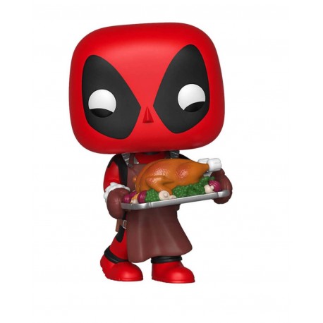 Funko - Pop Marvel Holiday Deadpool - Multi 43337-TecnologiadelHogar-