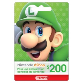 Tarjeta de Regalo NINTENDO 200 MXN V2 799000000000-TecnologiadelHogar-