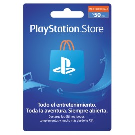 Sony - Tarjeta Playstation PSN 50 -  [Digital] Descargable 799000000000-TecnologiadelHogar-