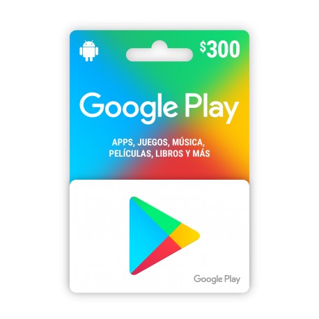 Tarjeta de Regalo Google Play 300 MXN 799000000000-TecnologiadelHogar-