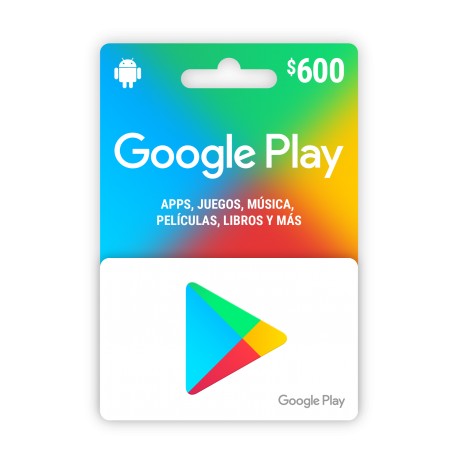 Tarjeta de Regalo Google Play 600 MXN 799000000000-TecnologiadelHogar-