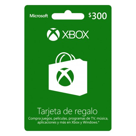 Tarjeta de XBOX 300 MXN 2015 799000000000-TecnologiadelHogar-