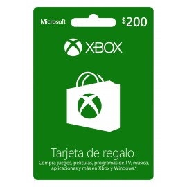 Tarjeta de XBOX 200 MXN 2015 799000000000-TecnologiadelHogar-