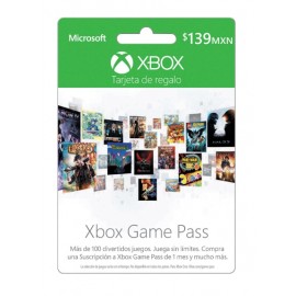 Microsoft - Xbox Game Pass $139 MXN - Física GAME PASS-TecnologiadelHogar-Xbox Live