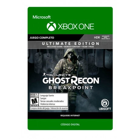 ¡Nuevo! Microsoft - Ghost Recon Breakpoint Ultimate Edi - Tarjeta Digital - Envío por correo SE015MSE06-TecnologiadelHogar-Juego