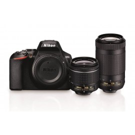 Nikon – Cámara DSLR 3500 18-55mm /70-300 mm VR – Negro 19099-TecnologiadelHogar-Básicas - Cámaras Profesionales