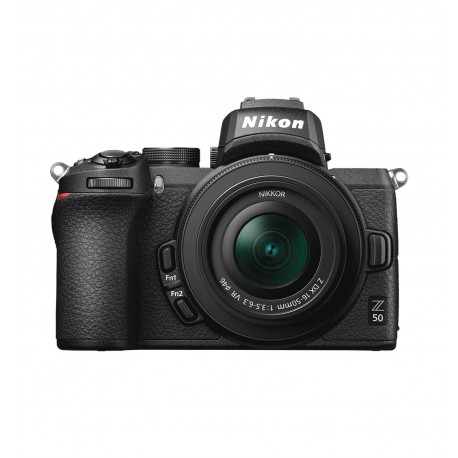 ¡Nuevo! Nikon - Cámara Mirrorless  Z 50 con lente Z 16-50mm  f/3.5-6.3 VR - Negro VOK050XU-TecnologiadelHogar-