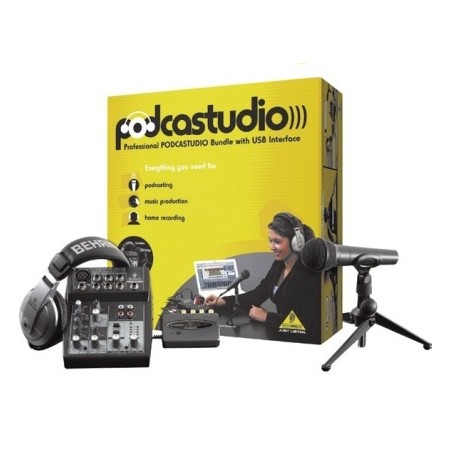 Behringer - Paquete Podcastudio USB/Audio PODCASTUDIO USB-TecnologiadelHogar-