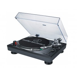 Audio - Technica -Tornamesa Manual DJ  AT-LP120BK USB - con tapa - Negro AT-LP120BK USB-TecnologiadelHogar-