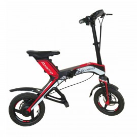 Robstep  - Bicicleta eléctrica plegable tipo scooter – Rojo ROBSTEP X1 RED-TecnologiadelHogar-