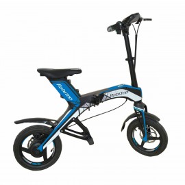 Robstep  - Bicicleta eléctrica plegable tipo scooter – Azul ROBSTEP X1 BLUE-TecnologiadelHogar-