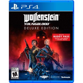 PS4 -  Wolfenstein YoungBlood Deluxe Edition - Disparos 93155175020-TecnologiadelHogar-Videojuegos PlayStation