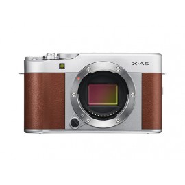Fujifilm – Cámara digital Mirrorless X-A5 - Lente XC 15-45mm - Café/Plata 351021030-TecnologiadelHogar-