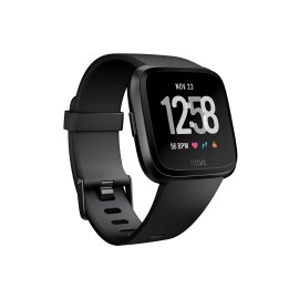 Fitbit – Smartwatch Versa – Aluminio - Negro FB504GMBK-CALA-TecnologiadelHogar-Smartwatches Deportivos