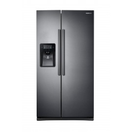 Samsung - Refrigerador Dúplex de 25 pies cúbicos - Acero inoxidable negro RS25J5008SG/EM-TecnologiadelHogar-Refrigeradores