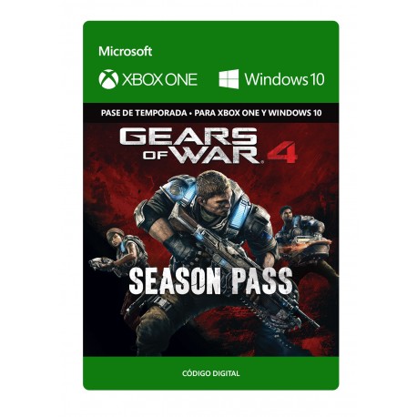 Xbox One - Gears Of War 4: Season Pass - Pases de Temporada SE002MSE34-TecnologiadelHogar-Pases de Temporada