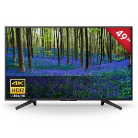 Sony - Pantalla de 49" 4K Ultra HD - Plana - HDR - Smart TV - KD-49X720F - Negro KD-49X720F-TecnologiadelHogar-