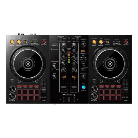 Pioneer - Controlador DDJ-400 - Negro DDJ-400-TecnologiadelHogar-