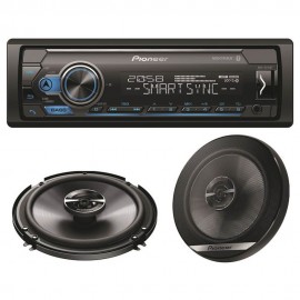 Pioneer - Autoestéreo MXT-S3162BT - Negro MXT-S3162BT-TecnologiadelHogar-Autoestéreos