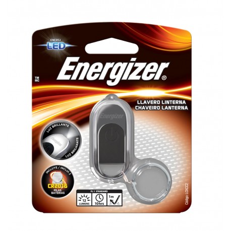 Energizer - Luz LED Keychain Light - Gris LED2BU-TecnologiadelHogar-Baterias