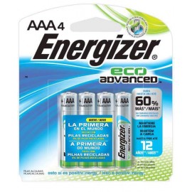 Energizer -EcoAdvanced AAA XR92BP-4MX-TecnologiadelHogar-Baterias