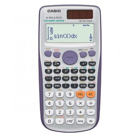 Casio - Calculadora Cientifica FX-991LA PLUS - Plata / Gris FX-991LA PLUS-TecnologiadelHogar-Calculadoras