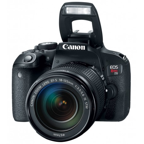 Canon – Cámara EOS T7i EF-S 18-135 mm IS STM –Negro 1894C003AA-TecnologiadelHogar-Básicas - Cámaras Profesionales