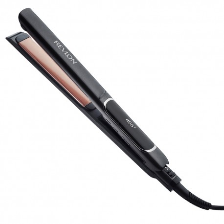 Revlon - Alaciadora Triple Recubrimiento Cerámica/Nanocobre 1" - Negro RVST2175LA1-TecnologiadelHogar-