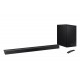 Samsung - Barra de sonido Samsung -  2.1 canales y 320 W con subwoofer inalámbrico de 6-1 / 2 "- HW-R550 - Negro HW-R550/ZX-Tecn