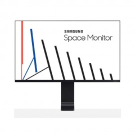 Samsung - Monitor Space LCD QHD de 27" - Negro LS27R750QELXZX-TecnologiadelHogar-