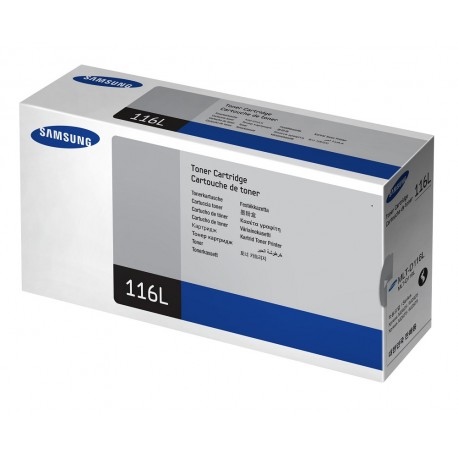 Samsung - Cartucho de tóner MLT-D116L - Negro MLT-D116L/XAX-TecnologiadelHogar-Tóner