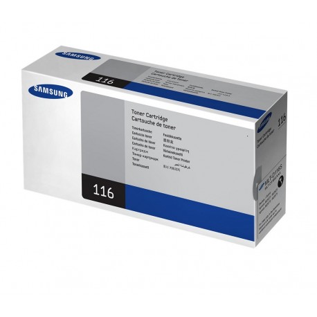 Samsung - Cartucho de tóner MLT-D116S - Negro MLT-D116S/XAX-TecnologiadelHogar-Tóner