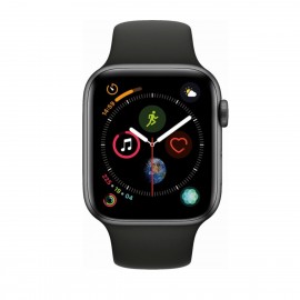 Apple Watch Series 4 LTE de 44 mm cuerpo de aluminio en color gris espacial con banda deportiva negra - Gris Espacial MTUW2LZ/A-