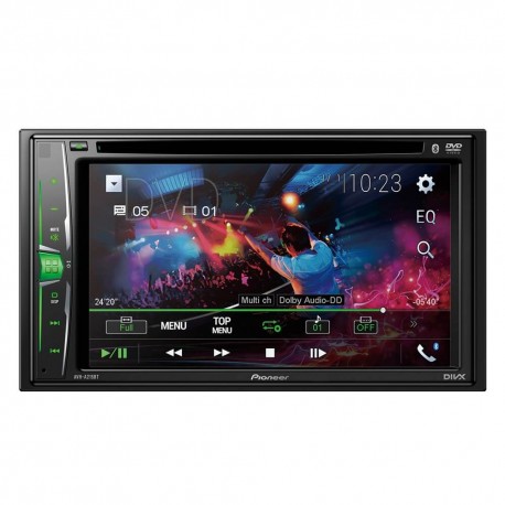 Pioneer - Autoestéreo de 2 DIN AVH-A215BT - Negro AVH-A215BT-TecnologiadelHogar-Autoestéreos