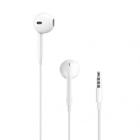 Apple – Audífonos alámbricos EarPods - Entrada de 3.5 mm - Blanco MNHF2AM/A-TecnologiadelHogar-Intrauditivo