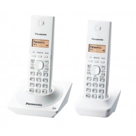 Panasonic  - Teléfono DUO TG1712MEW – Blanco KX-TG1712MEW-TecnologiadelHogar-