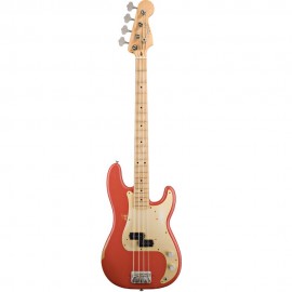 Fender - Bajo eléctrico de precisión Road Worn 50's 0131712340 - Rojo 131712340-TecnologiadelHogar-