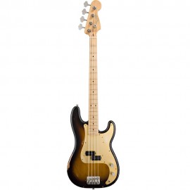 Fender - Bajo eléctrico de precisión Road Worn 50's 0131712303 - Sunburst 131712303-TecnologiadelHogar-