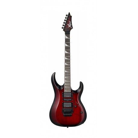 Cort - Guitarra Eléctrica Color Vino X-11 BCS-TecnologiadelHogar-