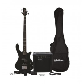 Washburn - Paquete de bajo eléctrico T14QPAK - Negro T14QPAK-TecnologiadelHogar-