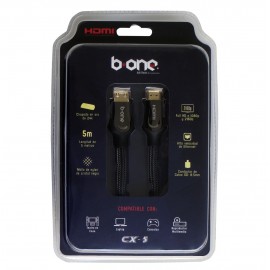 B ONE - Cable HDMI 4K de 5 mts - Negro CX-5-TecnologiadelHogar-