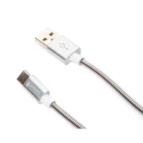 Sync Ray -  Cable Micro a USB - SR-MMC37 - Plata SR-MTCC39-TecnologiadelHogar-