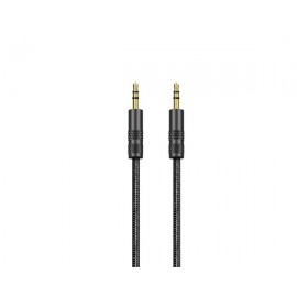 Sync Ray - Cable Auxiliar Reforzado 3.5 mm -  SR-AC45 - Negro SR-AC45-TecnologiadelHogar-